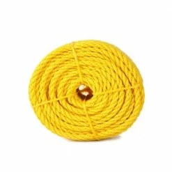 Mibro Baron Twisted Polypropylene Rope 3/8 Inch x 100 Foot. - Yellow - 84224