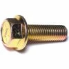 Midwest Fastener 5/8"-11 x 2" Yellow Zinc Plated Grade 8 Coarse Thread Hex Washer Head Flange Bolts - 87673
