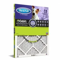 Bestair 14 x 20 x 1 Merv 11 Carbon Infused Pet Filter - PF1420-1 - Furnace Filters & Maintenance