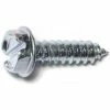 Midwest Fastener #10 x 3/4" Zinc Plated Slotted Hex Washer Head Sheet Metal Screws - 21231 - Bolts