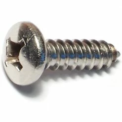 Midwest Fastener #12 x 3/4" 18-8 Stainless Phillips Pan Head Sheet Metal Screws - 82267 - Bolts
