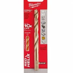 Milwaukee 11/32" Cobalt Red Helix Drill Bit - 48-89-2319 - Drill Bits