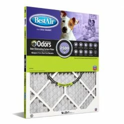 Bestair 16 x 20 x 1 Merv 11 Allergen/Odor Reduction Carbon Air Filter - PF1620-1 - Furnace Filters & Maintenance