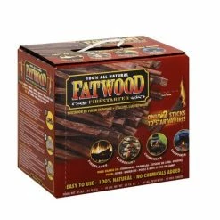 Various Brands Fatwood Firestarter 10 Lb Box - Logs