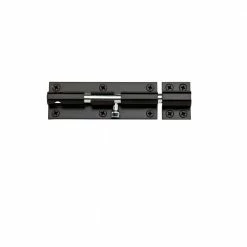 National Hardware 831 Heavy Barrel Bolts in Black finish - N152-126 - Reinforcement Hardware
