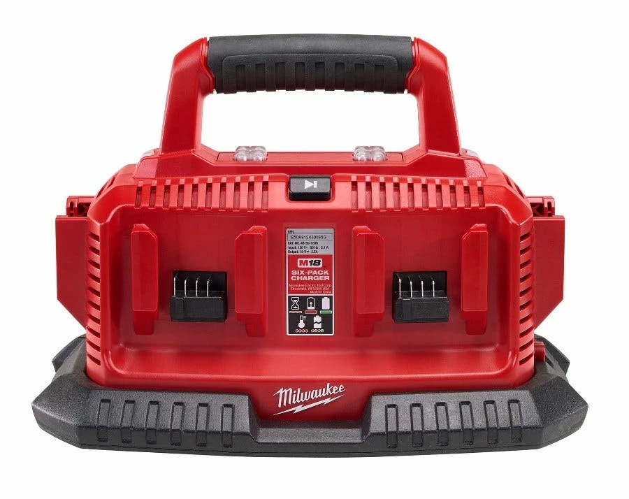 Milwaukee M18 18-Volt Lithium-Ion 6-Port Sequential Battery Charger - 48-59-1806 - Batteries & Chargers - Image 3