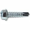 Midwest Fastener #12-14 x 1" Zinc Plated Hex Washer Head Self-Drilling Screws - 10283 - Bolts