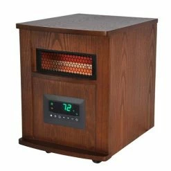 Warm Living 6 Element Wooden Cabinet Heater - WL6W18 - Electric Heaters