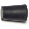 Midwest Fastener 3/8" x 9/16" x 1" #00 Black Rubber Stoppers - 84002 - Bolts