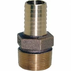 Water Source 1 1/4" x 1" Brass Male Reducing Adapter, No Lead - MRA1251NL - Brass Fittings