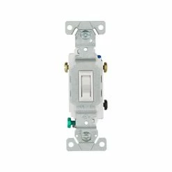Eaton 3-Way Toggle Switch - 1303-7W - Wiring Devices