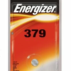 Energizer 379 Silver Oxide Button Cell Battery, 1 Piece Blister Pack Zero Mercury 15V - 379BPZ - Batteries & Chargers