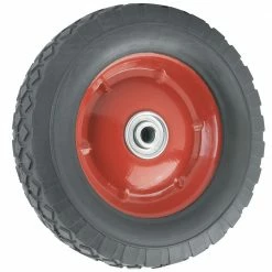 Waxman 8 x 175 x 1/2 Bd Offset Rubber Wheel - 4383455 - Casters