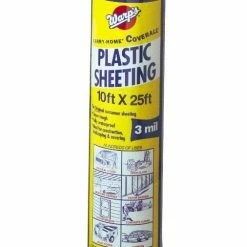 Various Brands Carry-Home Coverall Consumer Clear 10' x 25' Plastic Sheeting - SP3CH10-C - Weatherstripping