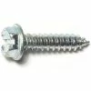Midwest Fastener #8 x 3/4" Zinc Plated Slotted Hex Washer Head Sheet Metal Screws - 21225 - Bolts