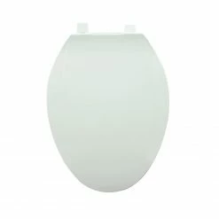 AquaPlumb Elongated Plastic Toilet Seat, White CTS380W - Toilets & Toilet Seats