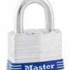 Master Lock 1-3/4in 44mm Wide Laminated Steel Pin Tumbler Padlock - 1D - Padlocks