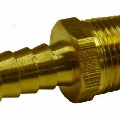 JMF Company 1/4 Hb x 1/8 Mip Hose Barb Adapter Lead Free - 4504155 - Hardware