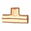 Elkhart Products Elkhart 3/4 Inch x 3/4 Inch x 1/2 Inch Cup x Cup x Cup Copper WROT Tee Lead Free - 10132774 - General Plumbing Hardware