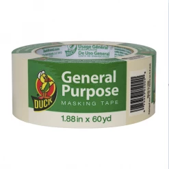 Duck Tape Duck Brand General Purpose Masking Tape-Beige 1.88 Inch x 60 yd - 394700 - Adhesives & Tape