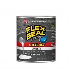 Flex Seal Liquid Flex Seal White 32 oz Can LFSWHTR32 - Caulks Sealants