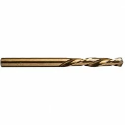 Century Drill & Tool Left Hand Stub Drill Bit Cobalt Steel 1/4" x 3-5/16" Flute Length 1-3/4" - 74116 - Power Tool Accessories