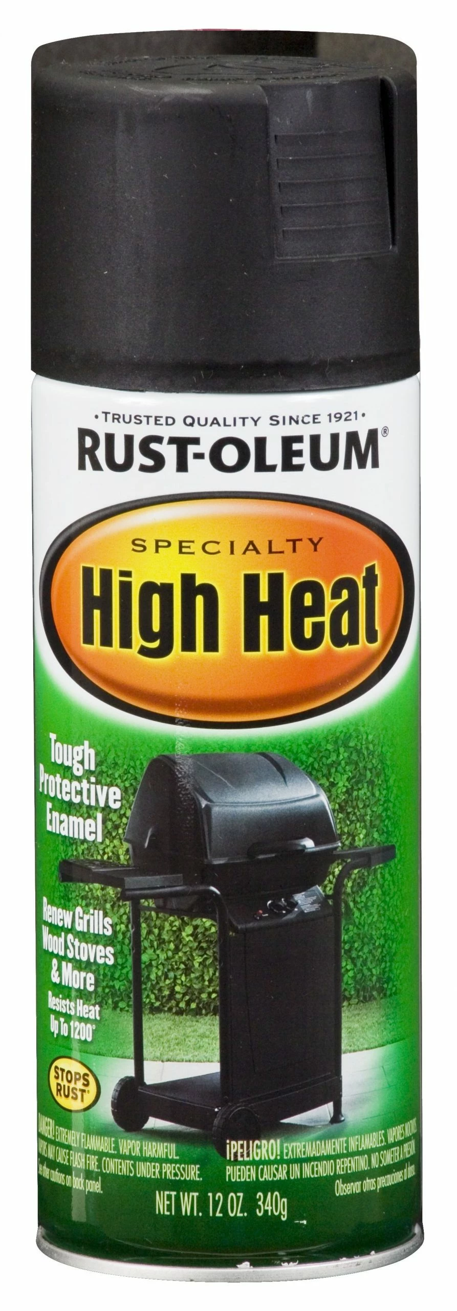 Rust-Oleum Stops Rust High Heat BBQ Black Spray - 7778830 - Spray Paint - Image 3