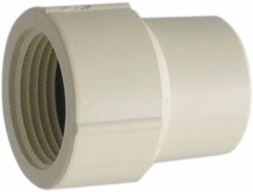 Lasco Fittings 1/2 Inch CPVC Female Adapter FCP FA-12 - 4135005GRMC - PVC Fittings - Image 2
