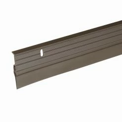 Frost King 36" Bronze Aluminum and Vinyl Door Sweep - B59/36H - Weather Stripping