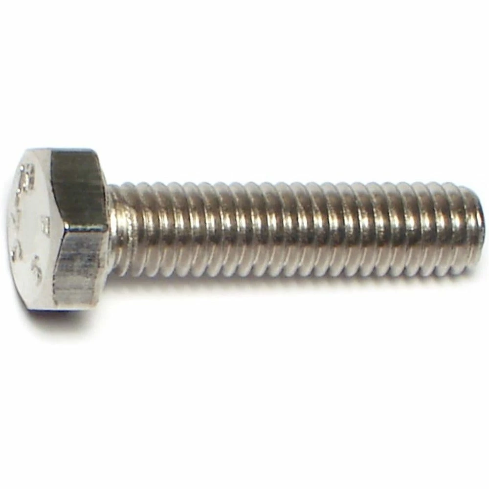 Midwest Fastener 6mm-1.0 x 25mm Stainless A2-70 Coarse Thread Hex Cap Screws - 87503 - Bolts