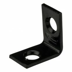 National Hardware 115 Corner Braces in Black Finish - N266-478 - Miscellaneous Hardware