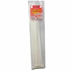 Tool City Natural 18" 120 lb. Tensile Heavy Duty Cable Ties, 50 Piece - 14156 - Fasteners, Clamps & Vices