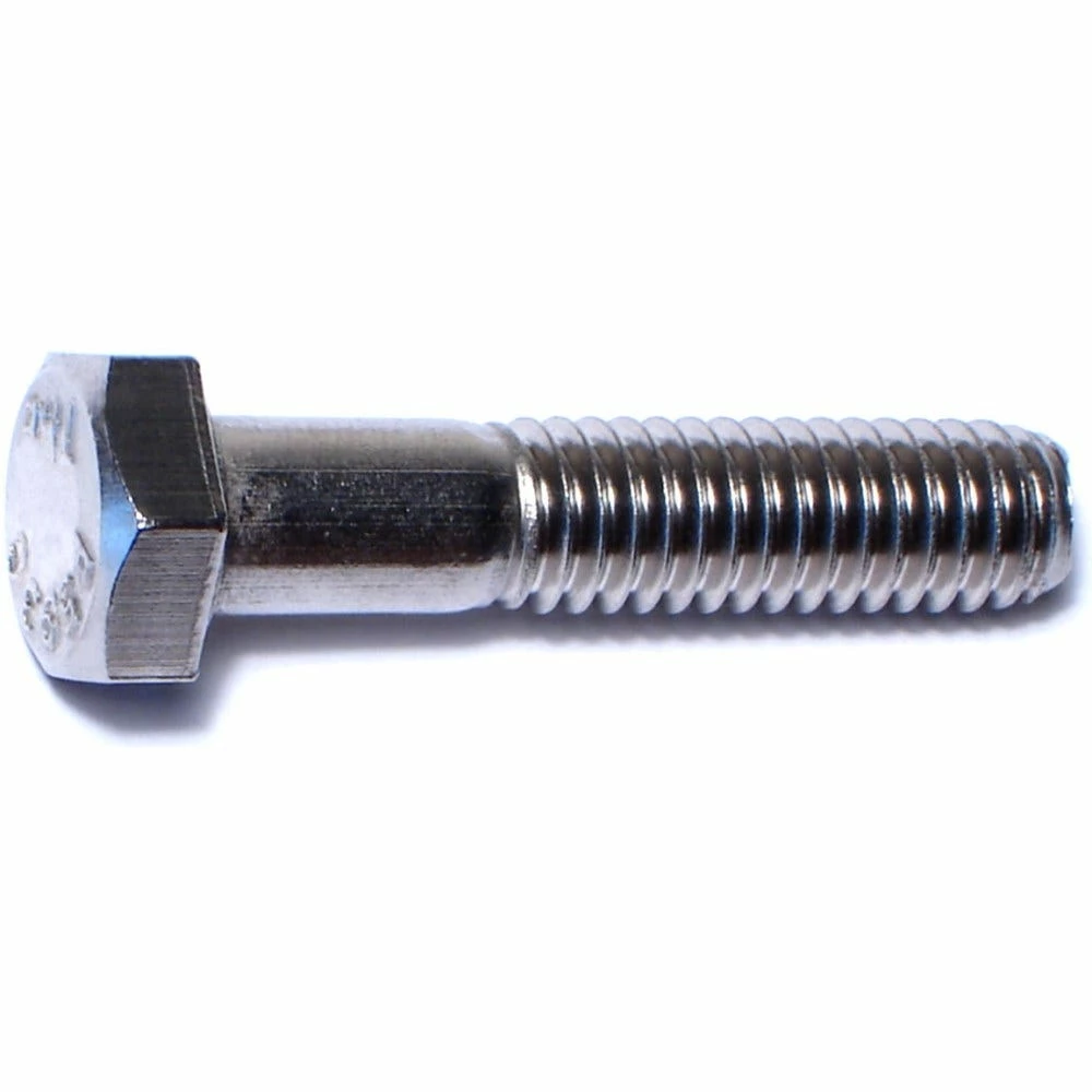 Midwest Fastener 5/16"-18 x 1-1/2" 18-8 Stainless Coarse Thread Hex Cap Screws - 81754 - Bolts - Image 2