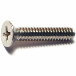 Midwest Fastener #10-24 x 1" 18-8 Stainless Coarse Thread Phillips Flat Head Machine Screws - 82443 - Bolts