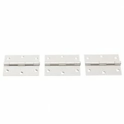 National Hardware 512 Door Hinges in Satin Nickel - N830-326 - Reinforcement Hardware