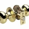 Master Lock Biscuit Style Knob Entry Door Lock Polished Brass - BCO0103 - Padlocks