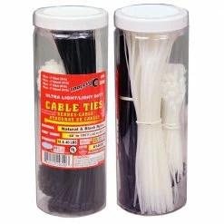 Tool City 500 Piece Assorted Cable Ties Canister - 68430785 - Chain, Cable & Rope