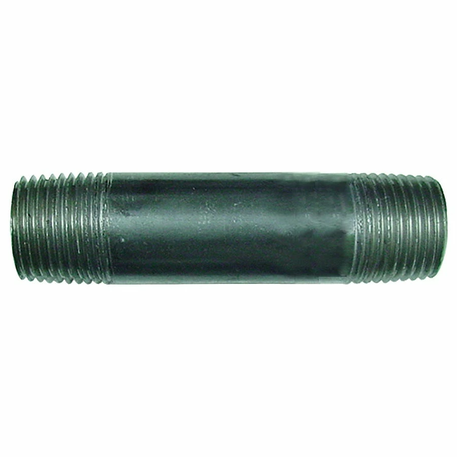 JMF Company 1 x 12 Black Nipple Barcoded - 6818716619802 - Hardware