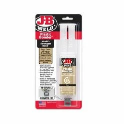 J.B. Weld J-B Weld Plastic Bonder Tan Syringe 25 Ml 2 Part Urethane 50133 - Caulk & Sealants