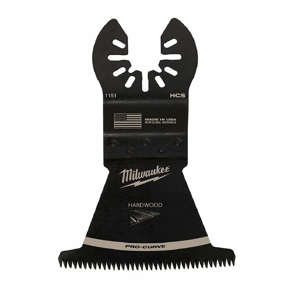 Milwaukee® Open-Lok™ 2-1/2" HCS Japanese Tooth Pro-Curve™ Hardwood Blade, 1 Pack - 49-25-1151 - Blades & Knives