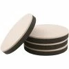 Super Sliders 5 Inch Round Felt Bottom Movers - 4713395K - Casters