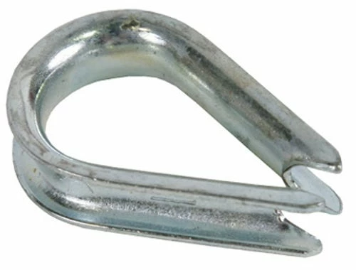 Baron Wire Rope Thimble 3/16 Inch Zinc Plated - 264EG-3/16 - Image 2