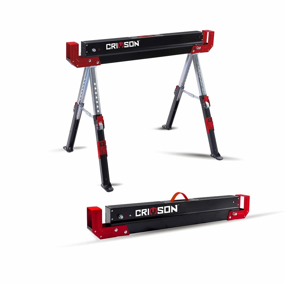 Crimson Adjustable Steel Sawhorse 1300LB - YH-HPP-7 - Storage & Moving - Image 2