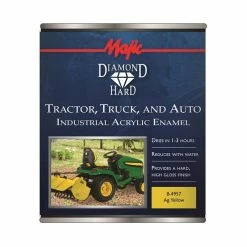 Majic Diamond Hard Tractor Truck and Auto Acrylic Enamel Ag Yellow Quart - 8-4957-2 - Auto & Equipment Paint