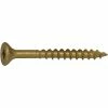 Midwest Fastener #9 x 1-3/4" Tan XL1500 Coated Star Drive Bugle Head Saberdrive Deck Screws - 50751