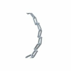 Baron 1 Foot of Double Loop Chain 4/0 Zinc - 7264
