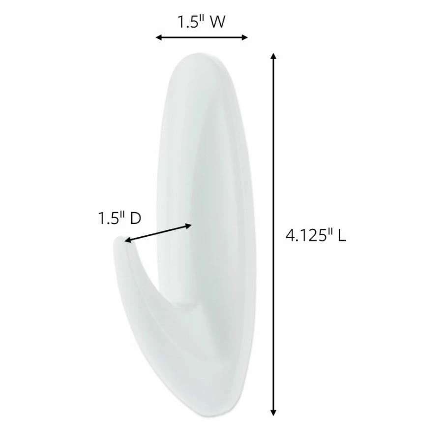 Command™ Designer Hooks Value Pack, 4 large hooks, 6 large strips 17083-4ES - Miscellaneous Hardware - Image 3