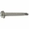 Midwest Fastener #10-16 x 1-1/2" 410 Stainless Hex Washer Head Self-Drilling Screws - 11843 - Bolts