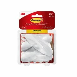 Command™ Designer Hooks Value Pack, 4 large hooks, 6 large strips 17083-4ES - Miscellaneous Hardware