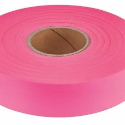 Empire 1-In X 600-Ft Pink Flagging Tape - Leveling & Squares